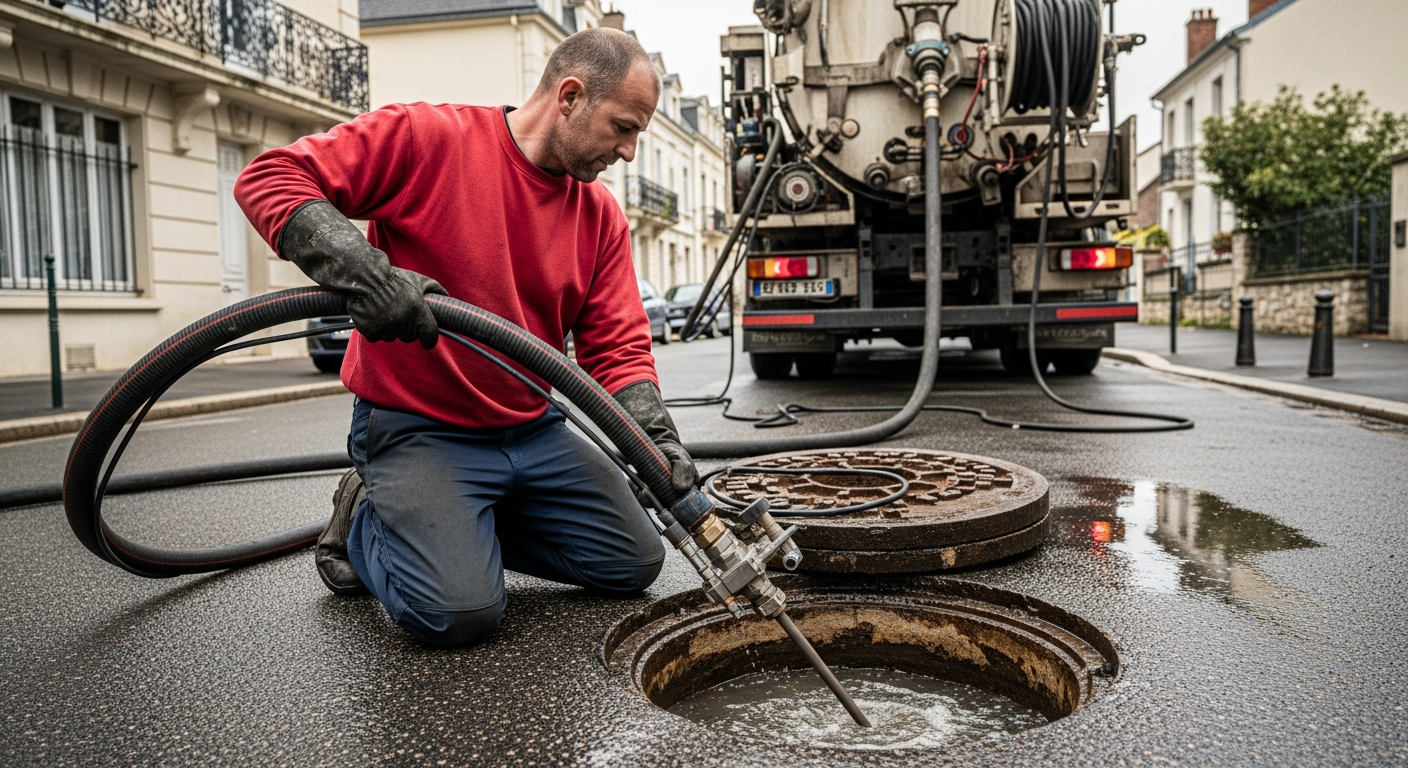 Débouchage d’égout : quand l’hydrocurage est indispensable en Seine